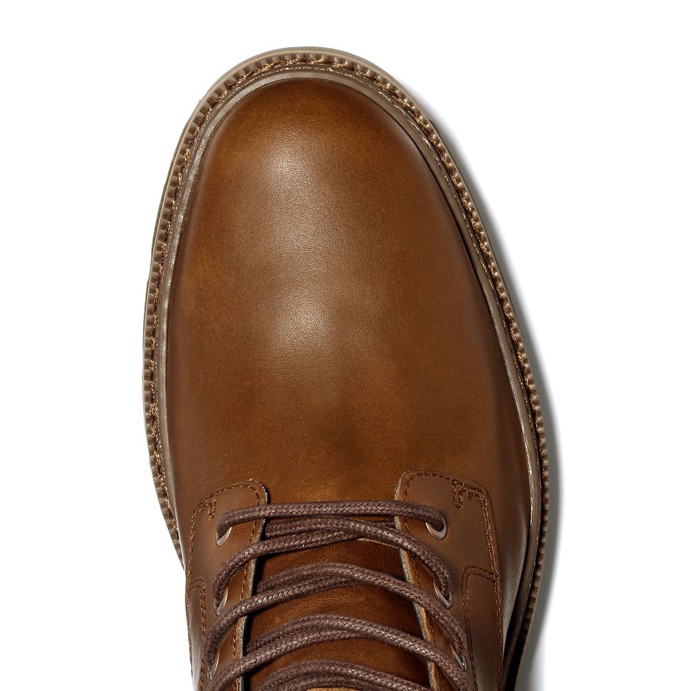 Botas de Nieve Timberland Hombre Port Union Waterproof Plain-Toe Marrones - Chile CWI-516394